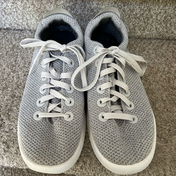 Allbirds Tree Piper Grey Knit Sneakers. Womens 11. Classic. Comfort. Worn. - Picture 2 of 12